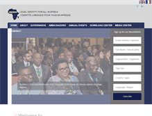 Tablet Screenshot of id4africa.com
